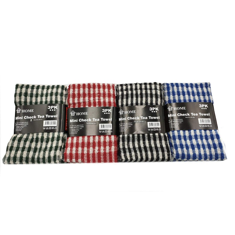 Vision Textiles Tea Towels Kitchen Towel Terry 100% Cotton Soft