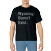 Retro Wyoming T-Shirt Retro WY T-Shirt Wyoming Doesn't Exist T-Shirt