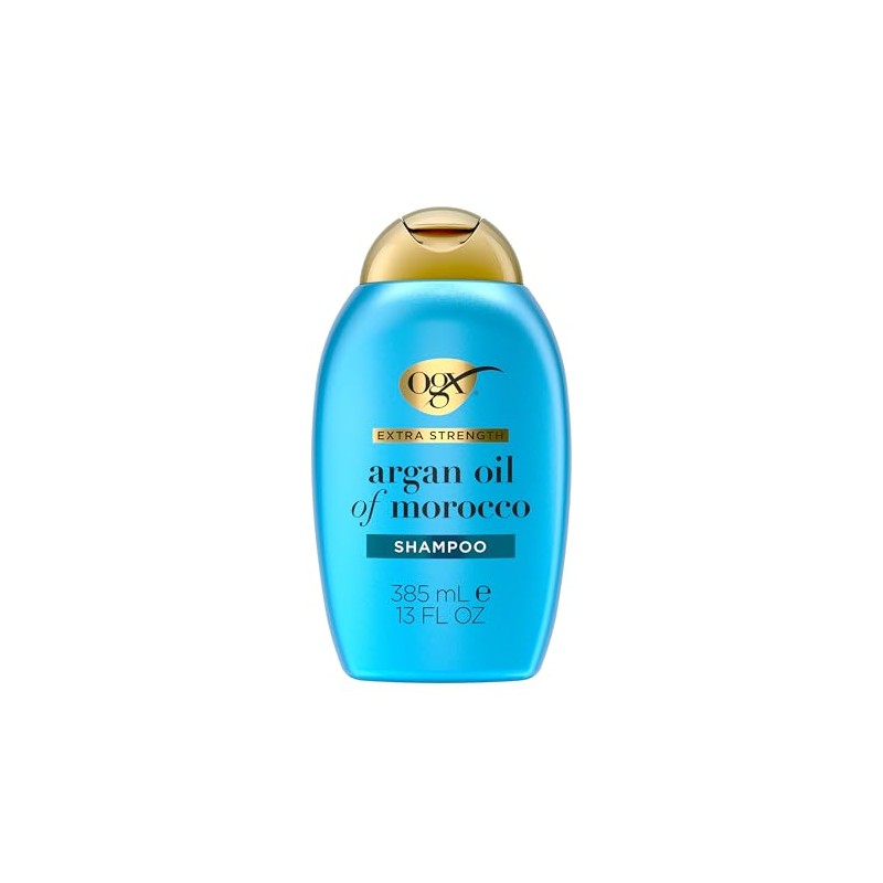 OGX, Shampoo Extra Fuerte de Aceite de Argán, 385 ml