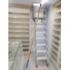 HHCLBYFA Attic Ladder Pull Down System Kit Attic Staircase Pull-Down
