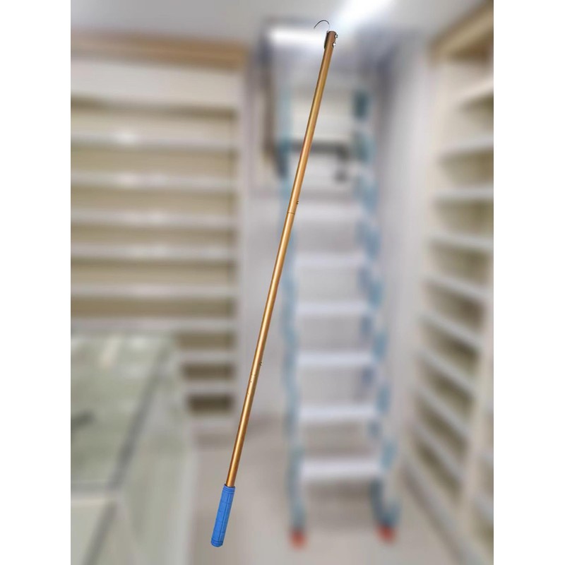 HHCLBYFA Attic Ladder Pull Down System Kit Attic Staircase Pull-Down