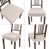 SearchI Stretch Dining Chair Seat Covers Set of 4, Soft