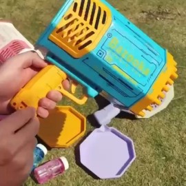 Bazooka Bubble Gun, Bazooka Bubble Gun, 69 Hole Bubble Gun with 2 Packs Of Bubble 🔥😇