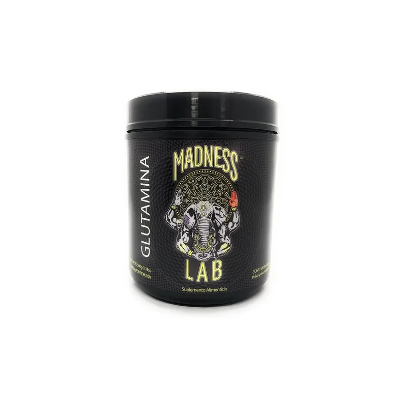 Madness Lab Glutamina 500 Gr Polvo X 2 Botes