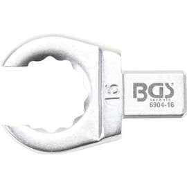 BGS 6904-16 | Insert Ring Spanner | Open | 16 mm | Socket 9 x 12 mm