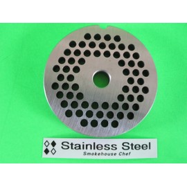 Meat Grinder Grinding Plate Knife Combo size 12 knife and 3/16" burger Combo. Fits LEM, Cabelas, Smokehouse Chef, Hobart, VEVOR, Meat!, Northern tool and more