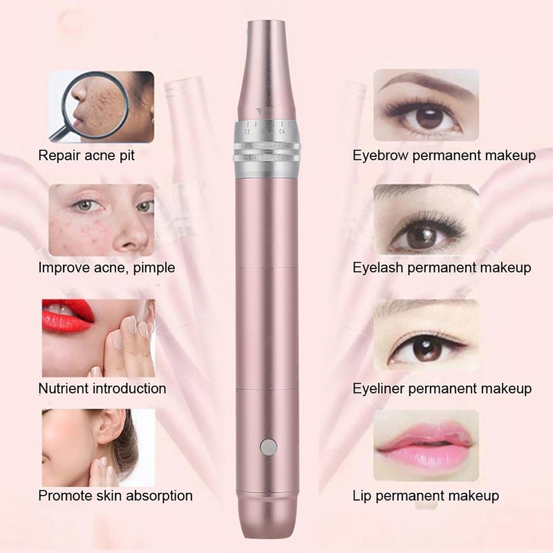 Electric Micro Needle Pen Anti-Aging Skin Repairing Spot Removing Beauty