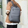 Men's laptop backpack, men's casual bag, travel backpack, backpack storage, light casual travel bag gray