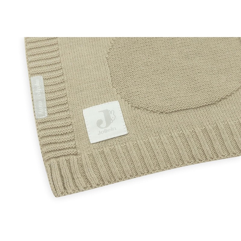 Jollein 516-511-67087 Babydecke Strick - Miffy Olive (75x100 cm)