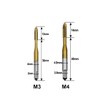 MenYiYDS - 2 x Titanium Coated Universal Tap Machine Tap