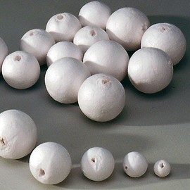 efco Wattekugeln weiß 10mm, 100 Stück