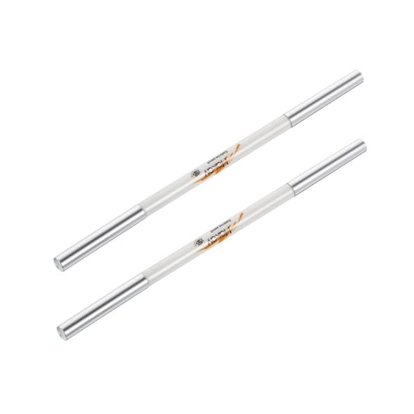 PartyKindom 2pcs Eyebrow Pencil Brush Pencil for Natural Shape Long-lasting