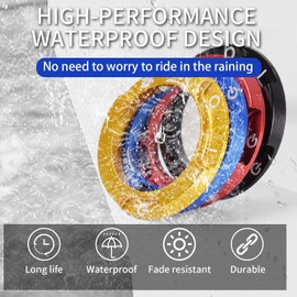 WOOGA Ignition Switch Decorative Ring Ignition Switch Ring Circle Keyhole Cover Trim For Honda MONKEY125 CT125 HUNTER CUB CB125R CB250R GB350S Accessories All Models (Red)