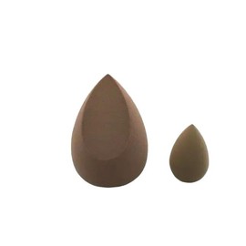 Makeup Sponge Beauty Blender Foundation Sponges Latex Free Blender Beauty Makeup Sponges for Liquid Foundation Powder Sunscreen and Cream 1 Big Sponge 1 Little Sponge (Coffee) (Mocha)