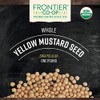 FRONTIER Organic Bulk Whole Yellow Mustard Seeds, 453 GR