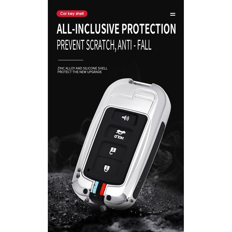 TECART Key Fob Cover Fit for Toyota Tacoma Sequoia Key