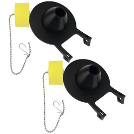 Be In Your Mind 2 Stück Toiletten-Klappenstopfen 2 Zoll Ersatz-Kits mit Kette 7381129-200.0070A für 2 Zoll Spülventile Kompatibel mit Amerikanischem Standard