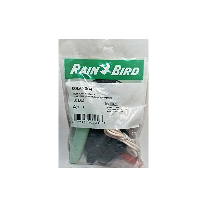 Rain-Bird SOLASSG4 Solenoid Repair Kit for PEB PGA EFBCP BPE/BPES