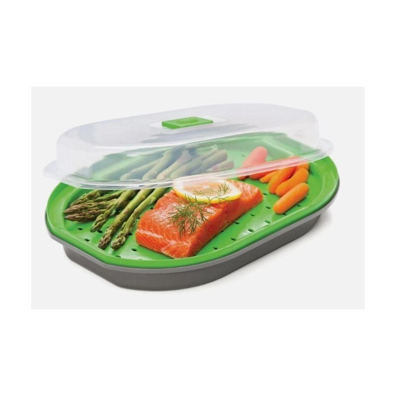 Progressive Prep Solutions by Progressive Microwavable Fish and Veggie Steamer,