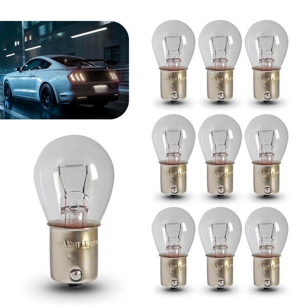 Opuweiy 1156 Light Bulb, 10 PCS Turn Signal Bulb, P21W