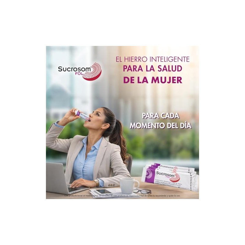 Fol Hierro Sucrosomial Ácido Fólico Vitaminas Suplemento Alimenticio Mujer Sobres