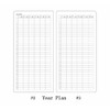 Undated Pocket Weekly Planner Schedule Organizer Agenda Year Month Week