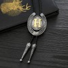 HUABOLA CALYN 2 Pieces Western Cowboy Belt Buckle Bolo tie