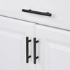 LONTAN 15 Pack Black Kitchen Handles 128mm Black Cupboard Handles