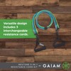 Gaiam 3-in-1 Resistance Band Kit with Comfort-Grip Handles and Interchangeable