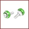 HEROFFIX 4pcs 6mm Metal Motorcycle License Plate Frame Bolt Screw