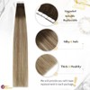 Moresoo Real Hair Extensions Tape-In Blonde Hair Extensions Real Hair