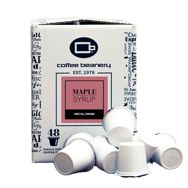 Maple Syrup Coffee Pods by Coffee Beanery | 192ct Bulk