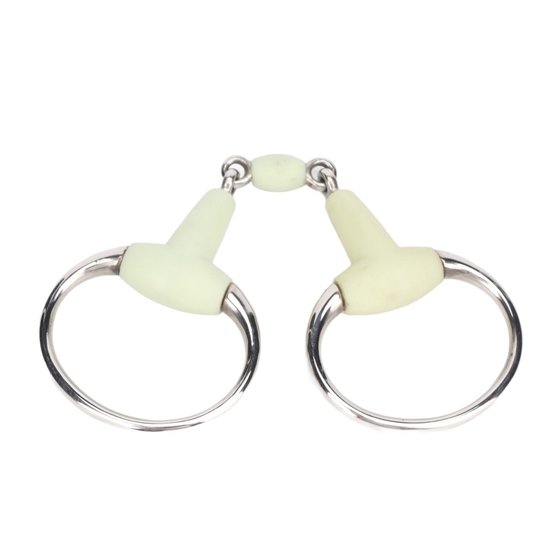 Stainless Steel Horse Bit Apple Flavor Rubber Wrapped Horse Mouth