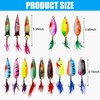 Rooster Bait Tail Fishing Lures Kit, 30pcs Spinner Baits Trout
