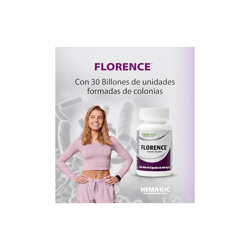 Florence Probióticos - Suplemento Alimenticio Bifidobacterium
