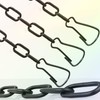 Meinvcisi Heavy Duty Black Metal Hanging Chains for Plants Pots