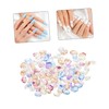 BIUDECO 100pcs Nail Art Patch Nail Art Diamond DIY Manicure