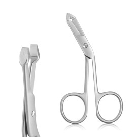 Cut It Professional Scissor Tweezer - Premium Quality Stainless Steel Tweezers with