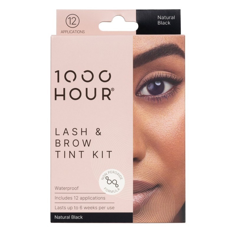 1000 Hour Eyelash & Brow Tint Kit Non Peroxide, Dark