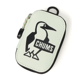 Chums Recycle Oval Key Zip Case for Men Pastel Green