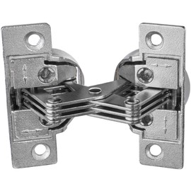 Gedotec® Mitre Furniture Door Hinge for 45° Opening Angle 135° Nickel-Plated Steel Hinge Screw