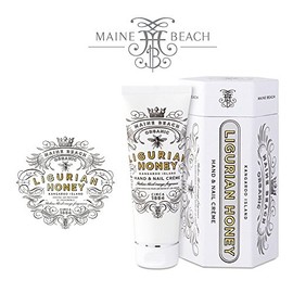 Organic Hand & Nail Cream, Ligurian Honey Series (Ligurian Honey Series) MAINE BEACH Hand & Nail Cream 3.4 fl oz (100 ml)