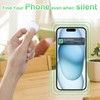 Qoosea Schlüsselfinder Key Finder Gegenstandsfinder Intelligenter Fundort-Finder Bluetooth Anti-Lost Locator