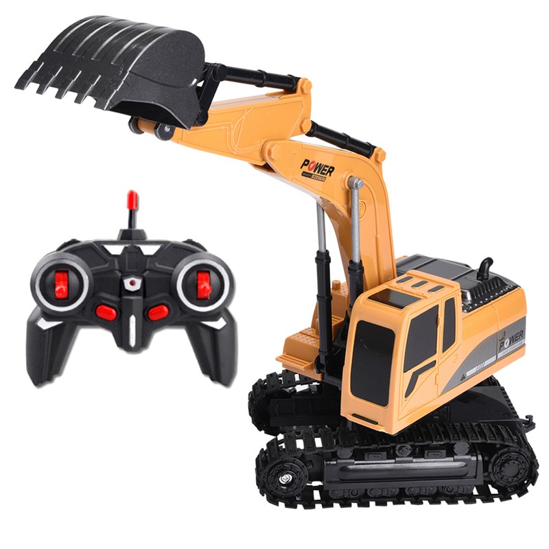 258‑1 6 Channels Remote Control Excavator Truck 1/24 Scale RC