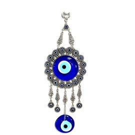 XXL - Evil Eye – Mandala Design3 - Good Luck Charm Talisman/Amulet/Ornament for Protection, Prosperity, Wealth, Blessing, Bring Attraction for Financial Success and Love, Hanging Style for decoration.