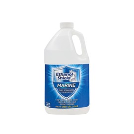 Ethanol Shield Marine Fuel Stabilizer & Preservative 1 Gallon (128 oz) - Full Fuel Cleaner - Fuel Injector Cleaner - Removes Water- Protects Fuel System - 1 Gallon Treats 1280 gallons of Gasoline.
