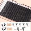 Geeneiya Volume Lash Clusters Eyelash Clusters DIY Lash Extension D