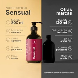 Life Aceite Corporal 800ml Masaje Pareja