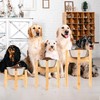 Elevated Dog Bowl Stand,Adjustable Dog Food Stand for 7”-10” Bowls,Single