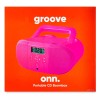 Onn. Portable CD Boombox w/Digital FM Radio CD Player w/2.4RMS